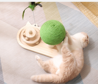 Cat Scratch Post Ball Game - Love Your Furry Friend 