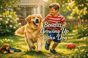 Benefits of growing up with a dog